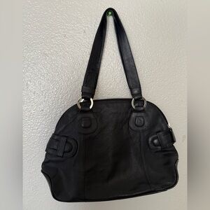 Sienna de luca womens Sophisticated Blue Shoulder Bag italy genuine leather